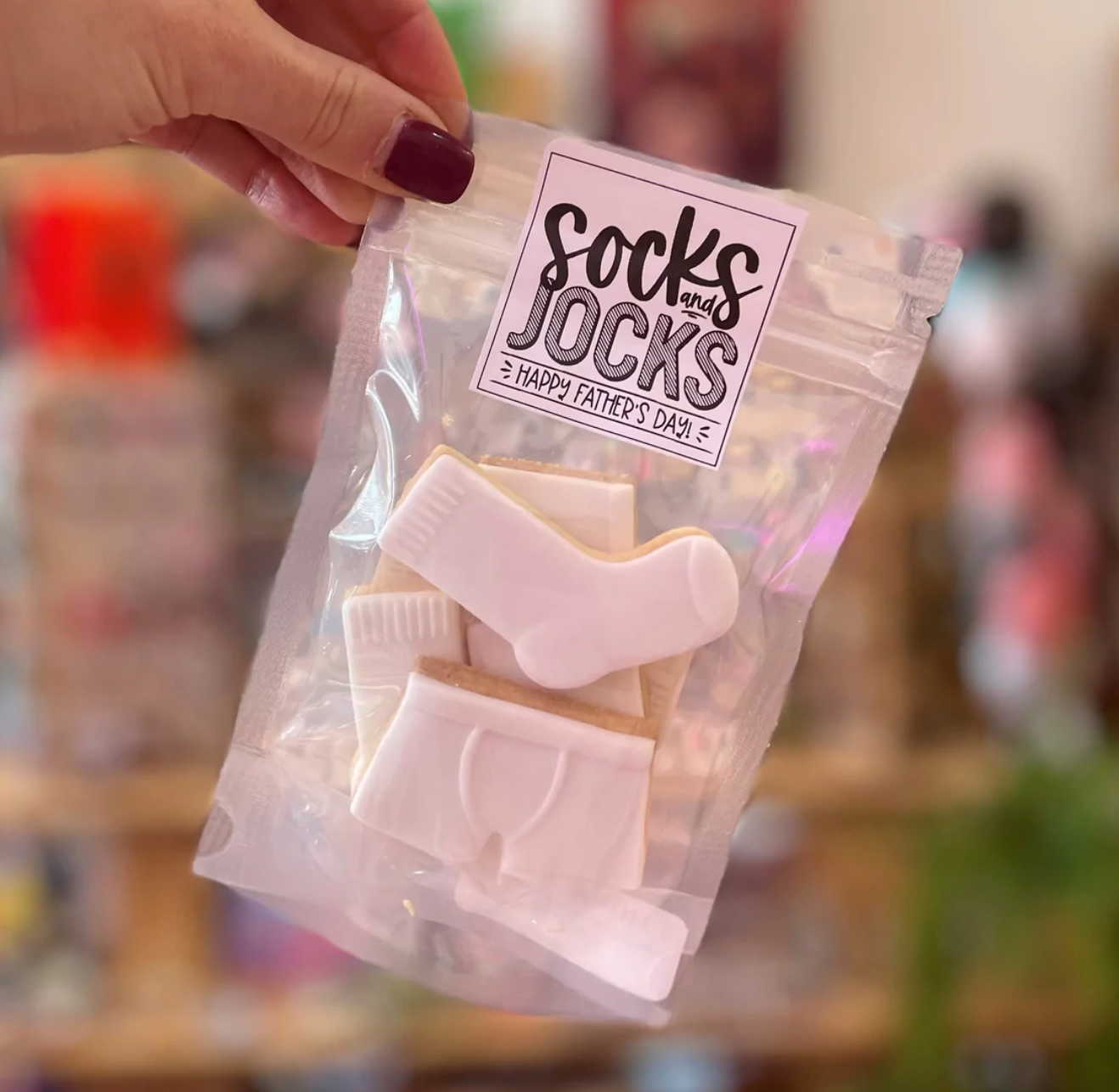 Socks & Jocks - cookie bag
